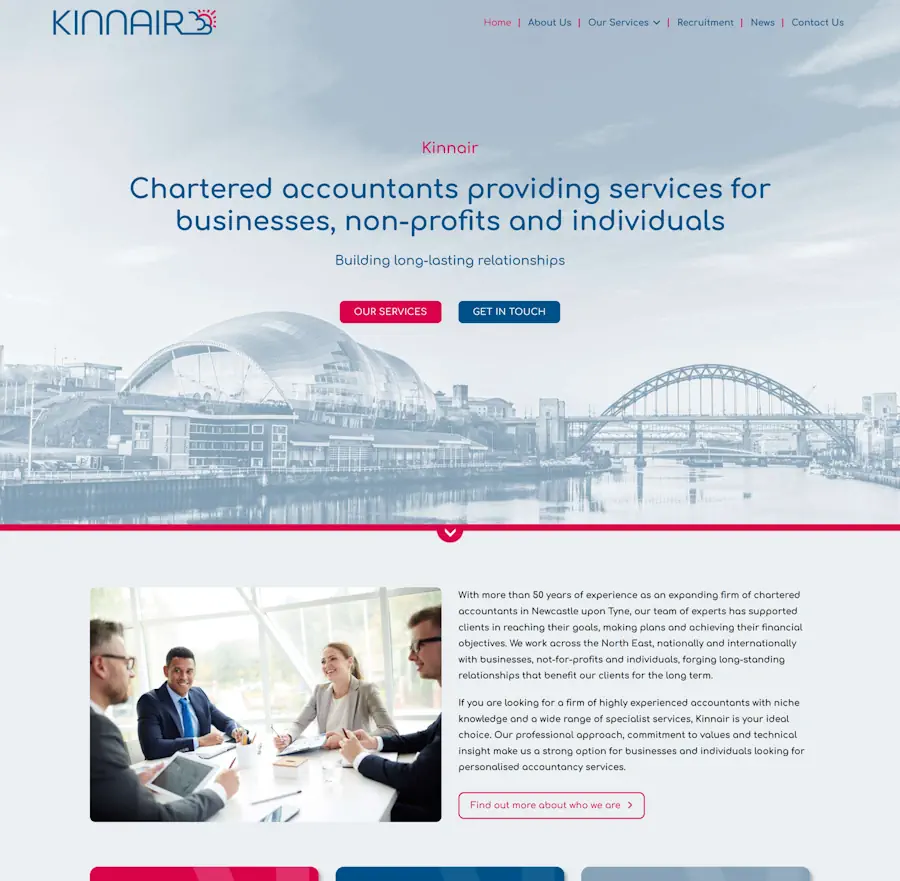 Premium Accountancy Practice Website Design in Carlisle, Cumbria and the UK
