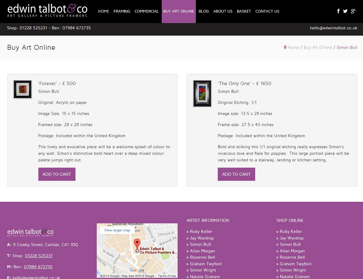 E-Commerce Website Design in Carlisle