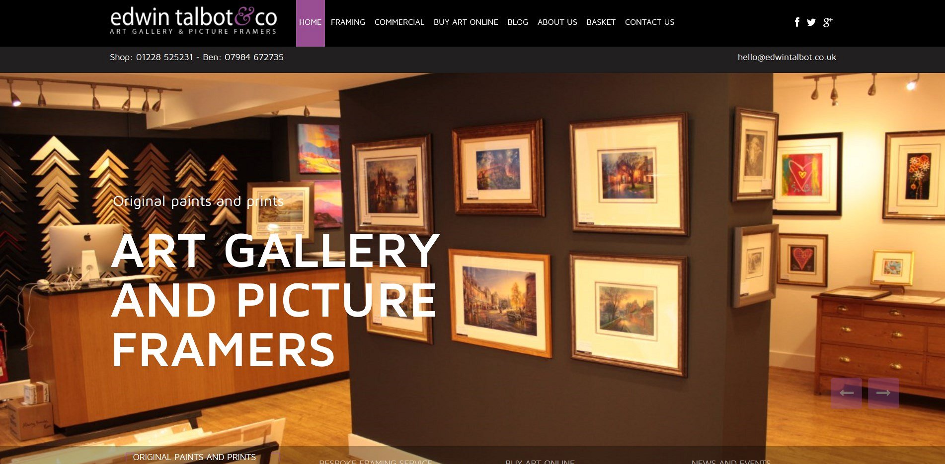 E-Commerce Website Design in Carlisle