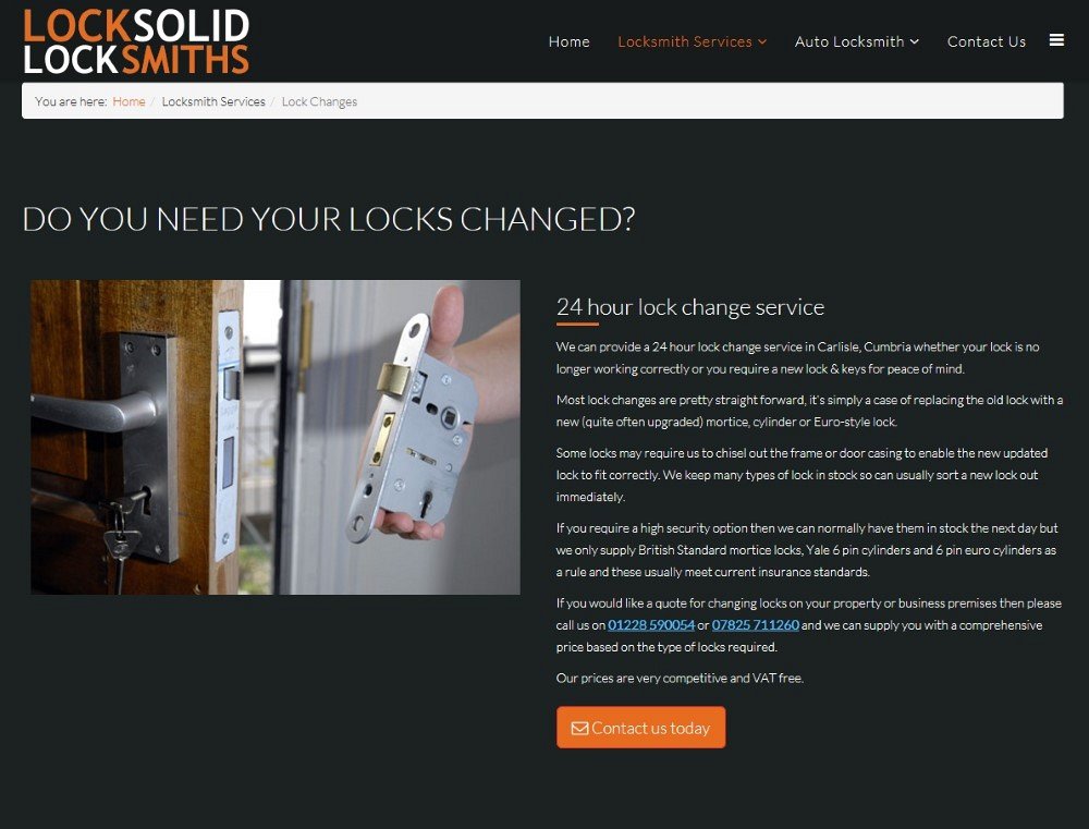 Affordable website design in Cumbria