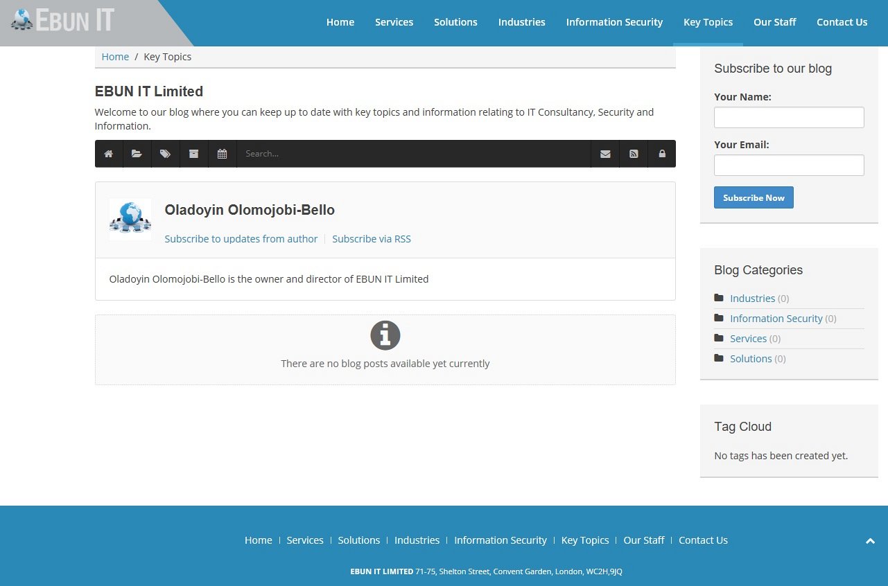 Website design in London
