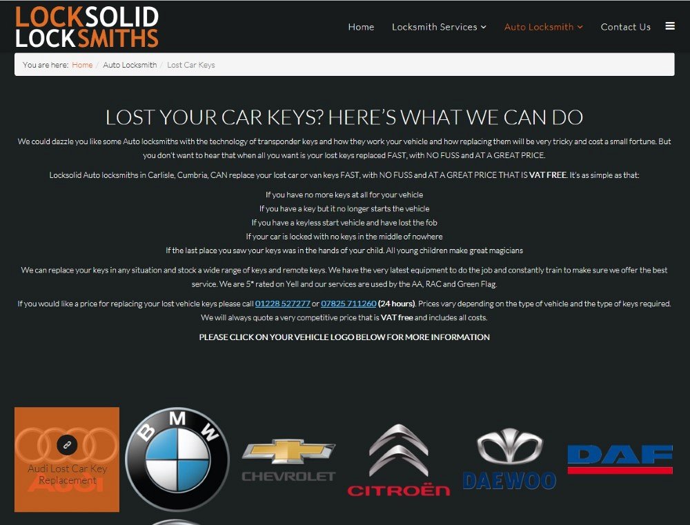 Affordable website design in Cumbria