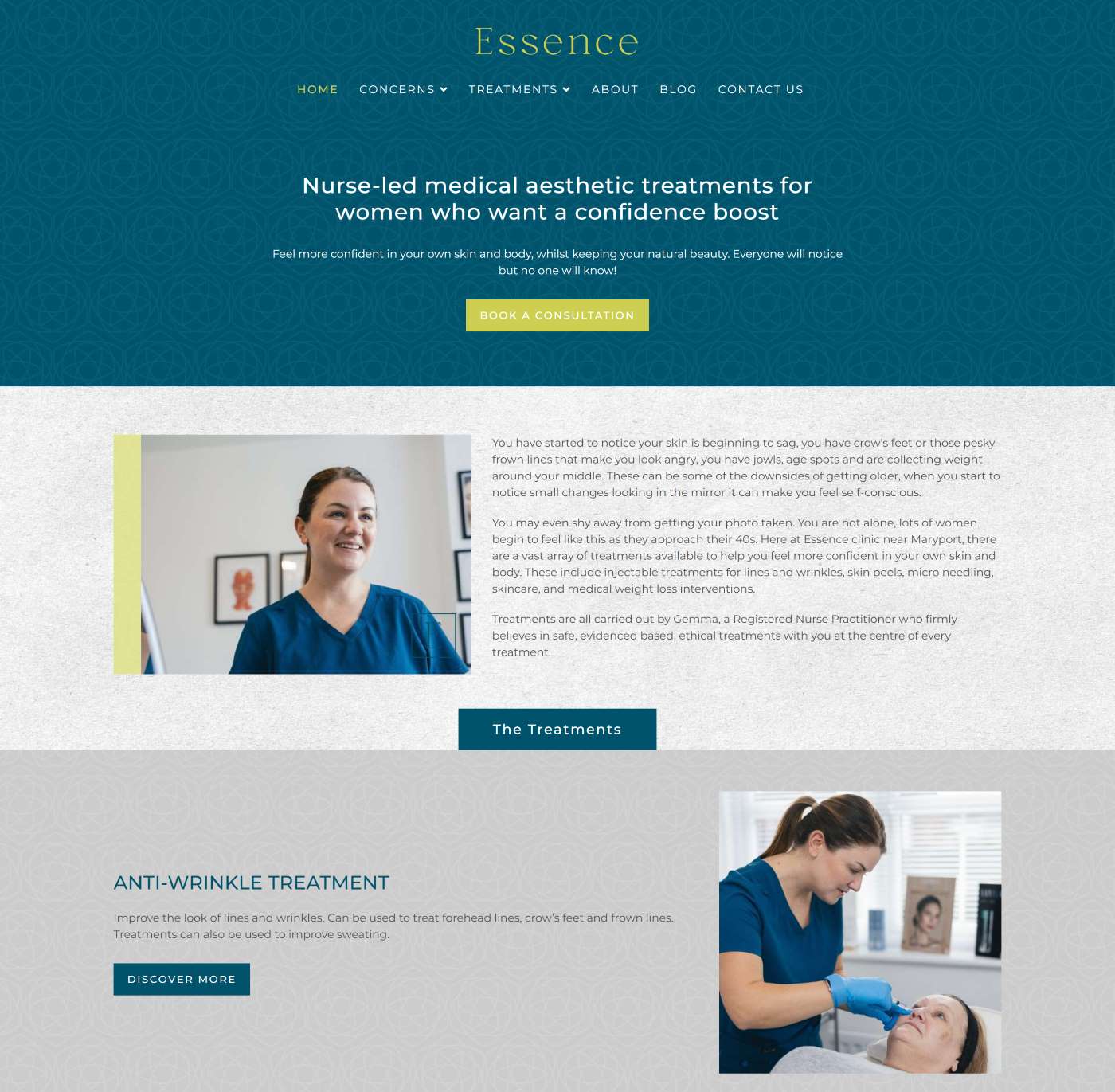 Bespoke Aesthetic Clinic Web Design in the UK