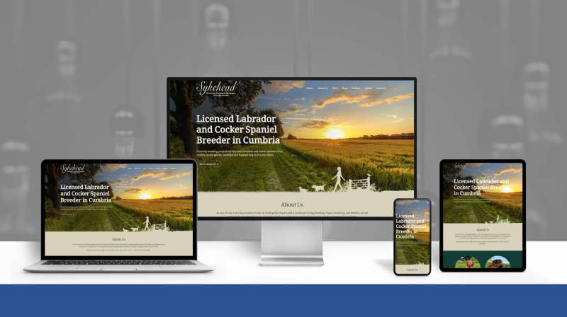 Dog breeder web design