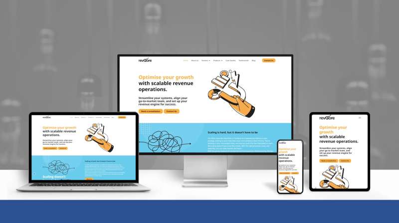 Bespoke website design in for digital businesses in the UK