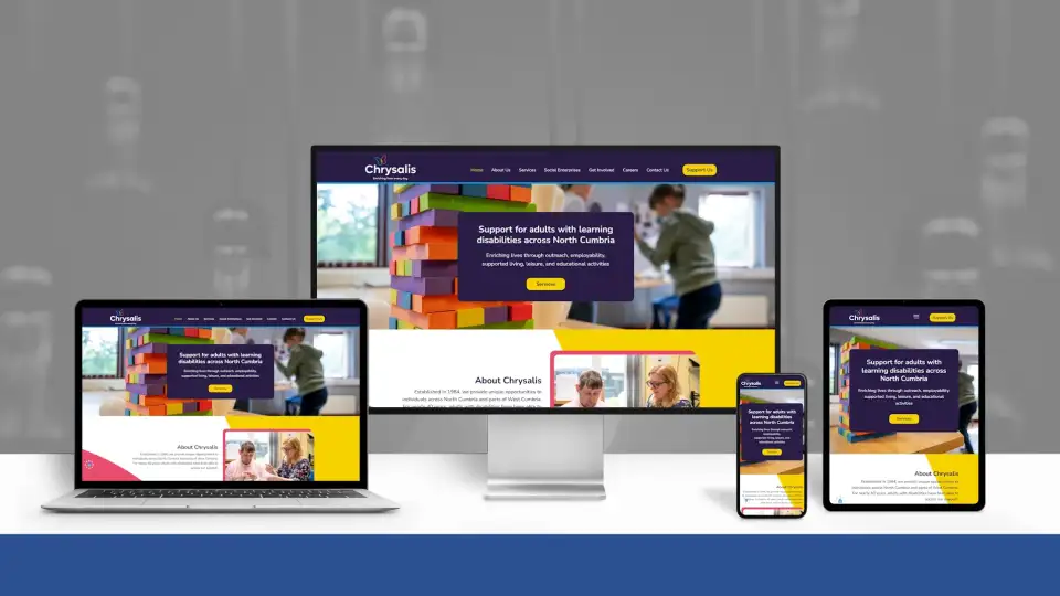 Bespoke website design for charities in Carlisle, Cumbria, and the UK