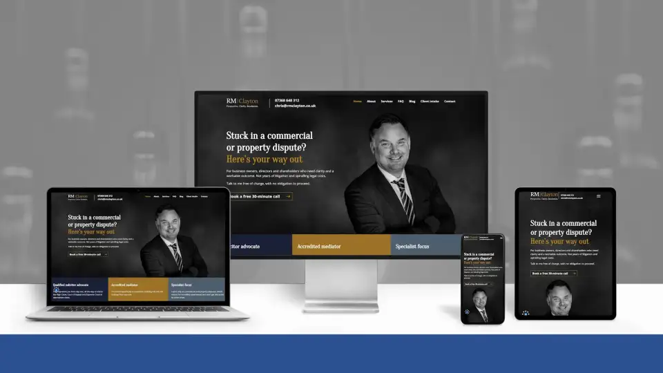 Bespoke website design for solicitors and lawyers